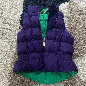 Ralph Lauren toddler 3T Purple and Green Puffer Vest